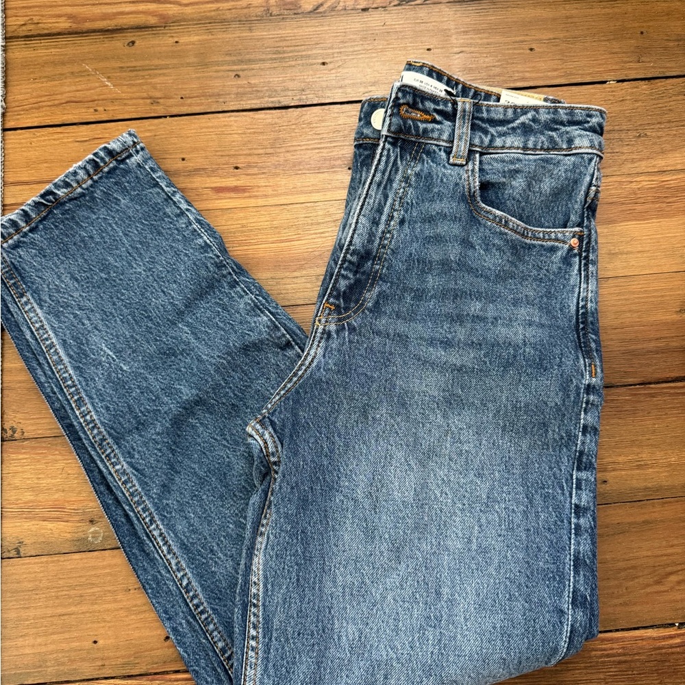 Zara Mom Fit High Rise Jeans